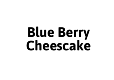American Stars Blue Berry Cheescake